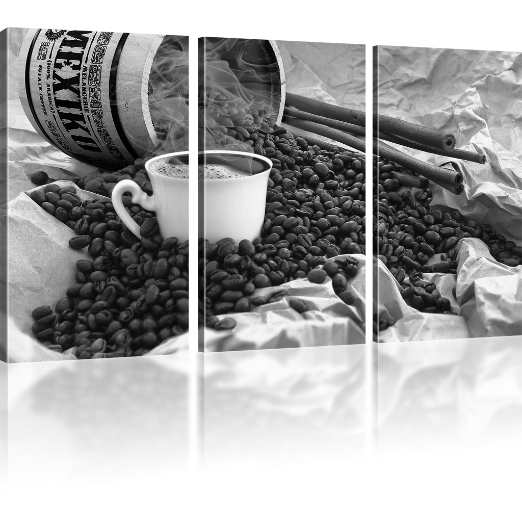 Bilder Kaffee Wandbild Küche Restaurant Deko Kunstdruck Fass Coffee Bild auf Lei - Bild 10 von 25
