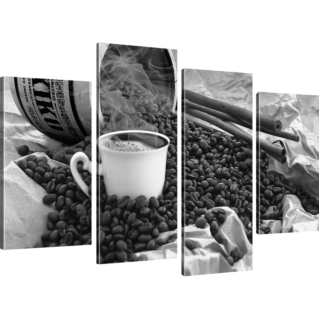 Bilder Kaffee Wandbild Küche Restaurant Deko Kunstdruck Fass Coffee Bild auf Lei - Bild 16 von 25