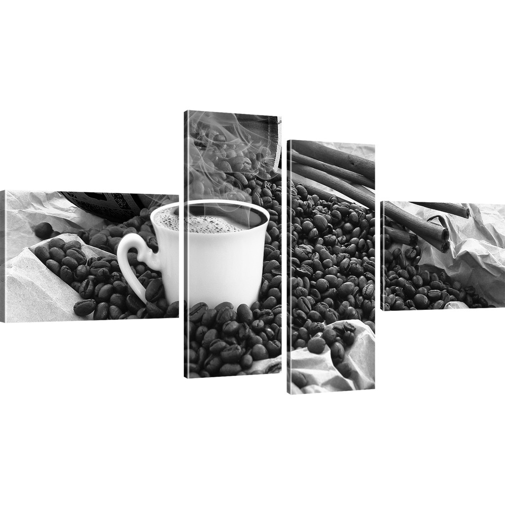Bilder Kaffee Wandbild Küche Restaurant Deko Kunstdruck Fass Coffee Bild auf Lei - Bild 19 von 25