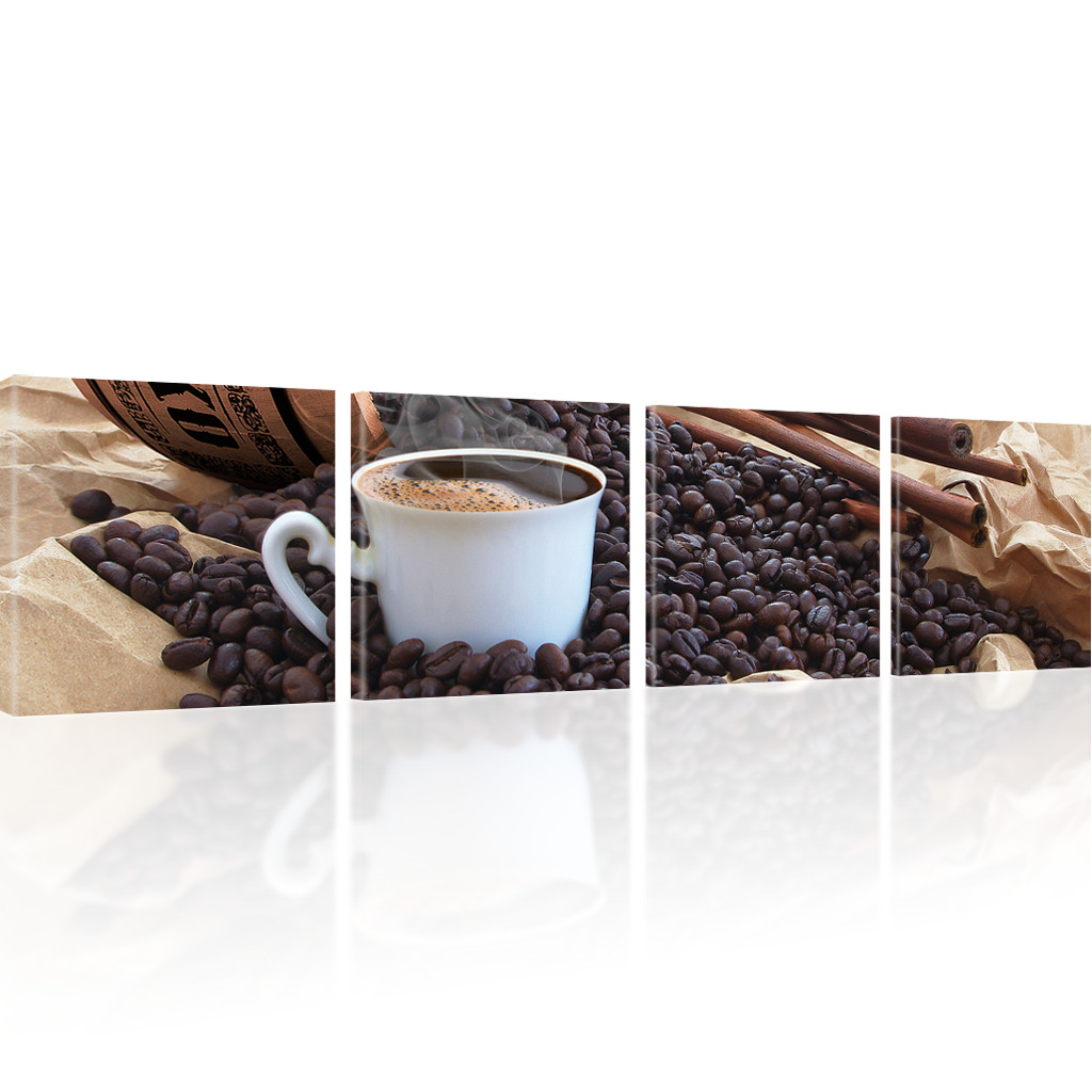 Bilder Kaffee Wandbild Küche Restaurant Deko Kunstdruck Fass Coffee Bild auf Lei - Bild 20 von 25