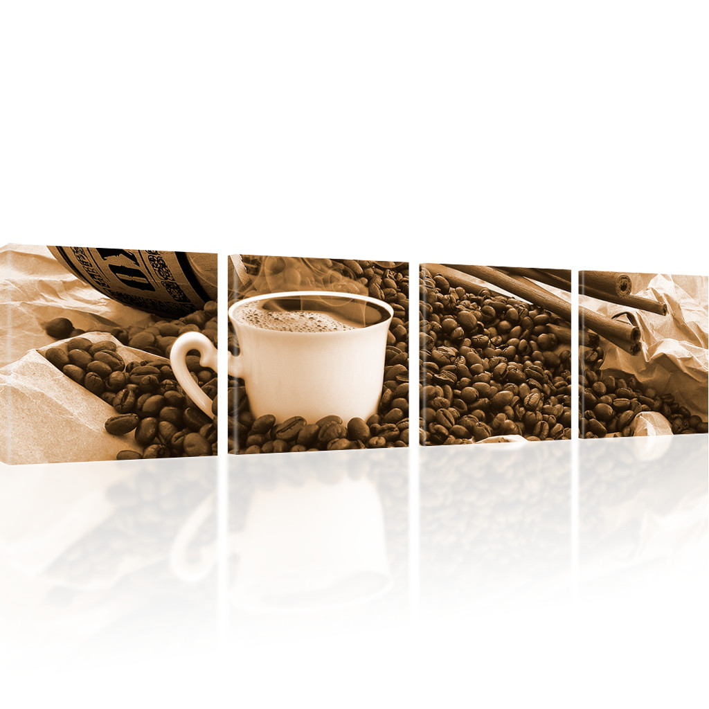 Bilder Kaffee Wandbild Küche Restaurant Deko Kunstdruck Fass Coffee Bild auf Lei - Bild 21 von 25